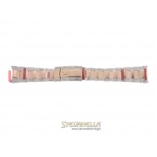 Bracciale Rolex Oyster 20mm acciaio oro rosa 18kt ref. 72201 nuovo